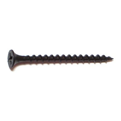 Monster Fastener Black Phosphate Steel Coarse Thread Phillips Bugle Head Drywall Screws - Image 2