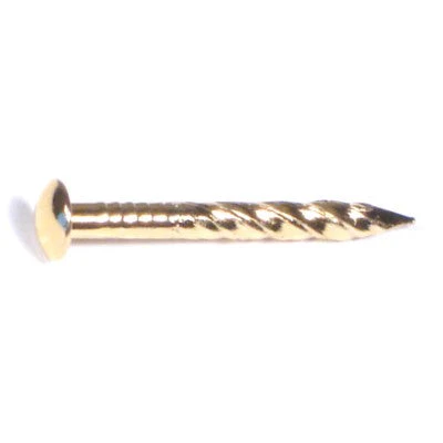 Monster Fastener Brass Plated Steel Carpet Trim Brad Head Nails - Image 2