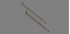 Midwest Fastener Dark Oak Brown Painted Steel Panel Flat Head Nails