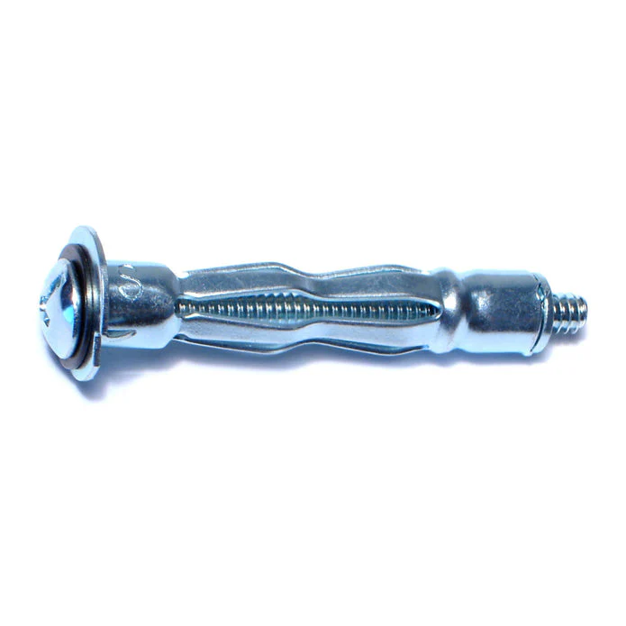 Monster Fastener Zinc Plated Steel Coarse Thread Short Pan Head Hollow Wall Anchors