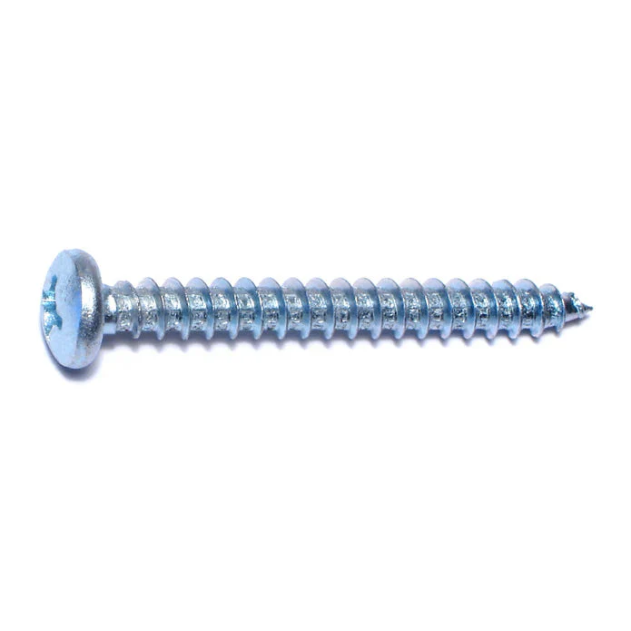 Monster Fastener Zinc Plated Steel Phillips Pan Head Sheet Metal Screws - Image 10