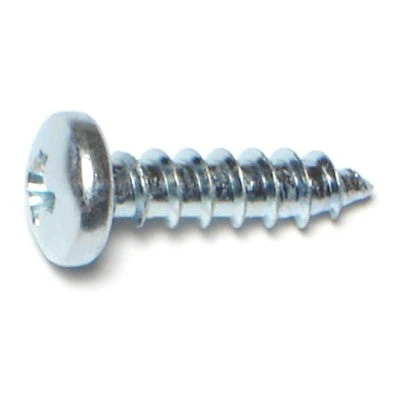 Monster Fastener Zinc Plated Steel Phillips Pan Head Sheet Metal Screws - Image 14