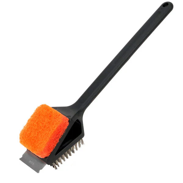 Mr. Bar-B-Q Dual Head Grill Brush with Scrub Pad - Image 2