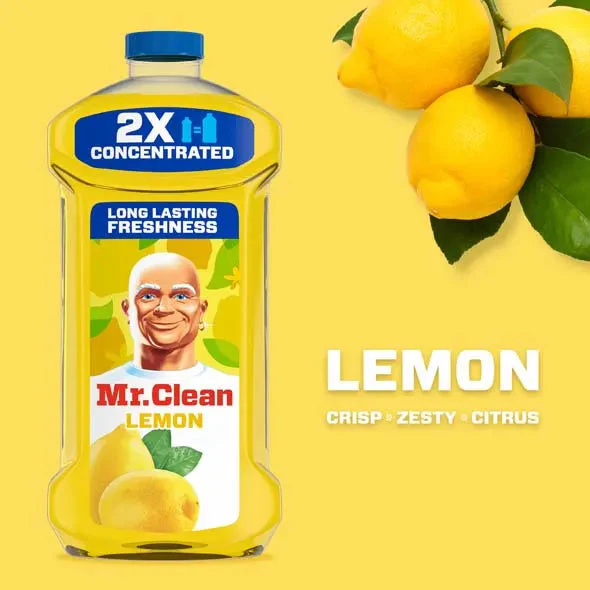 Mr. Clean All Purpose Cleaner, Cleaning Liquid, Lemon - Image 2