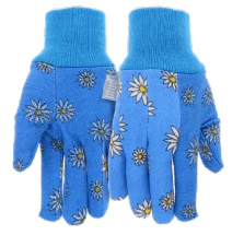 Mud® Essential Jersey & Chore Women’s Gloves Blue Daisy