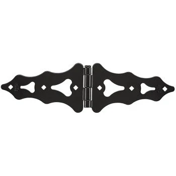 National N109-033 Ornamental Strap Hinge, Black ~ 8