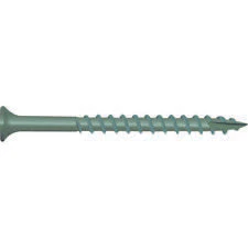 National Nail Screw Bulge Head Star Drive - Green 7 X 1-1/4"