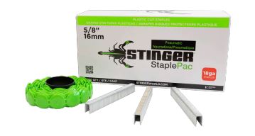 National Nail Stinger Staplepac Caps & Staples 3/8"