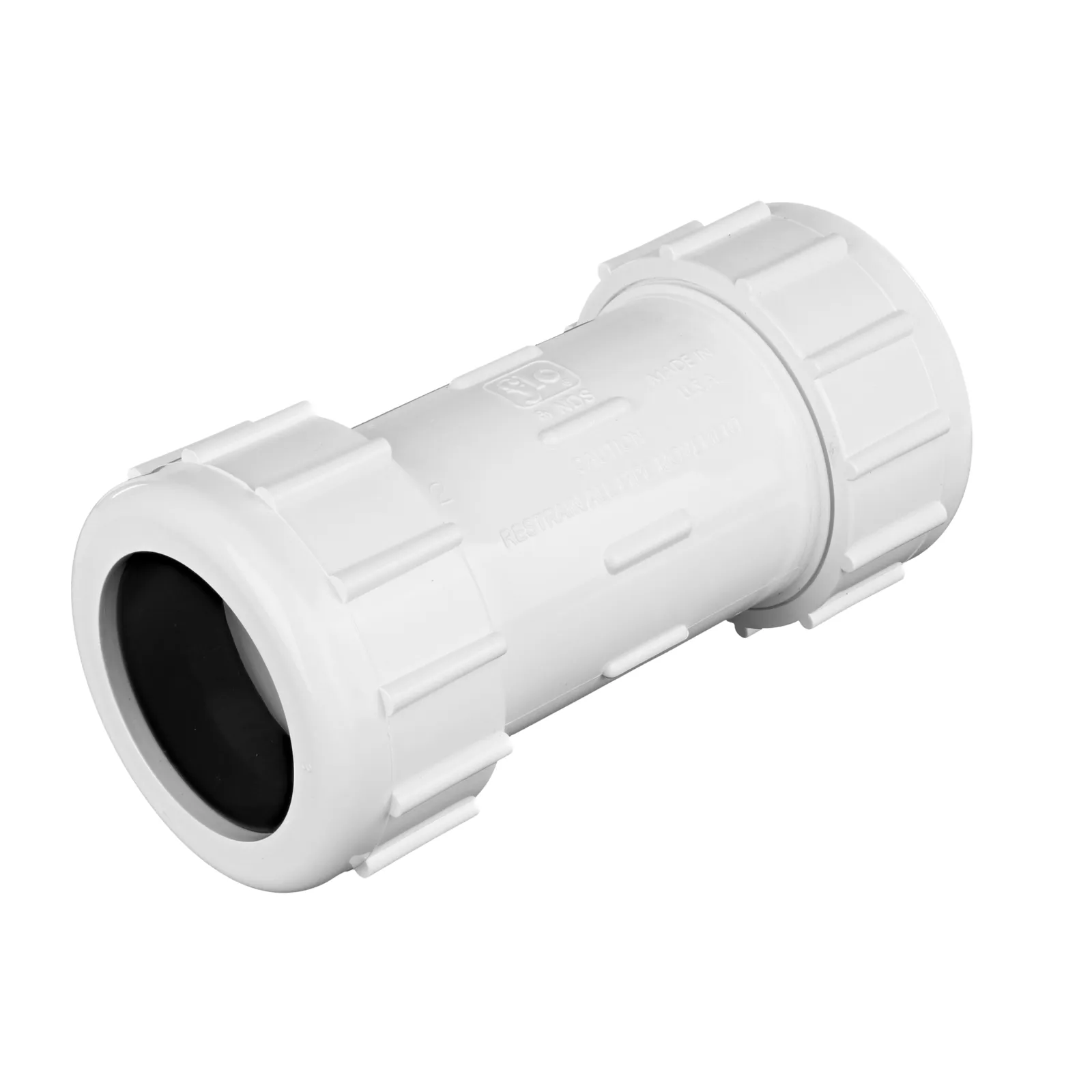 NDS CPC Series - PVC Compression Coupling 2" IPS UC White
