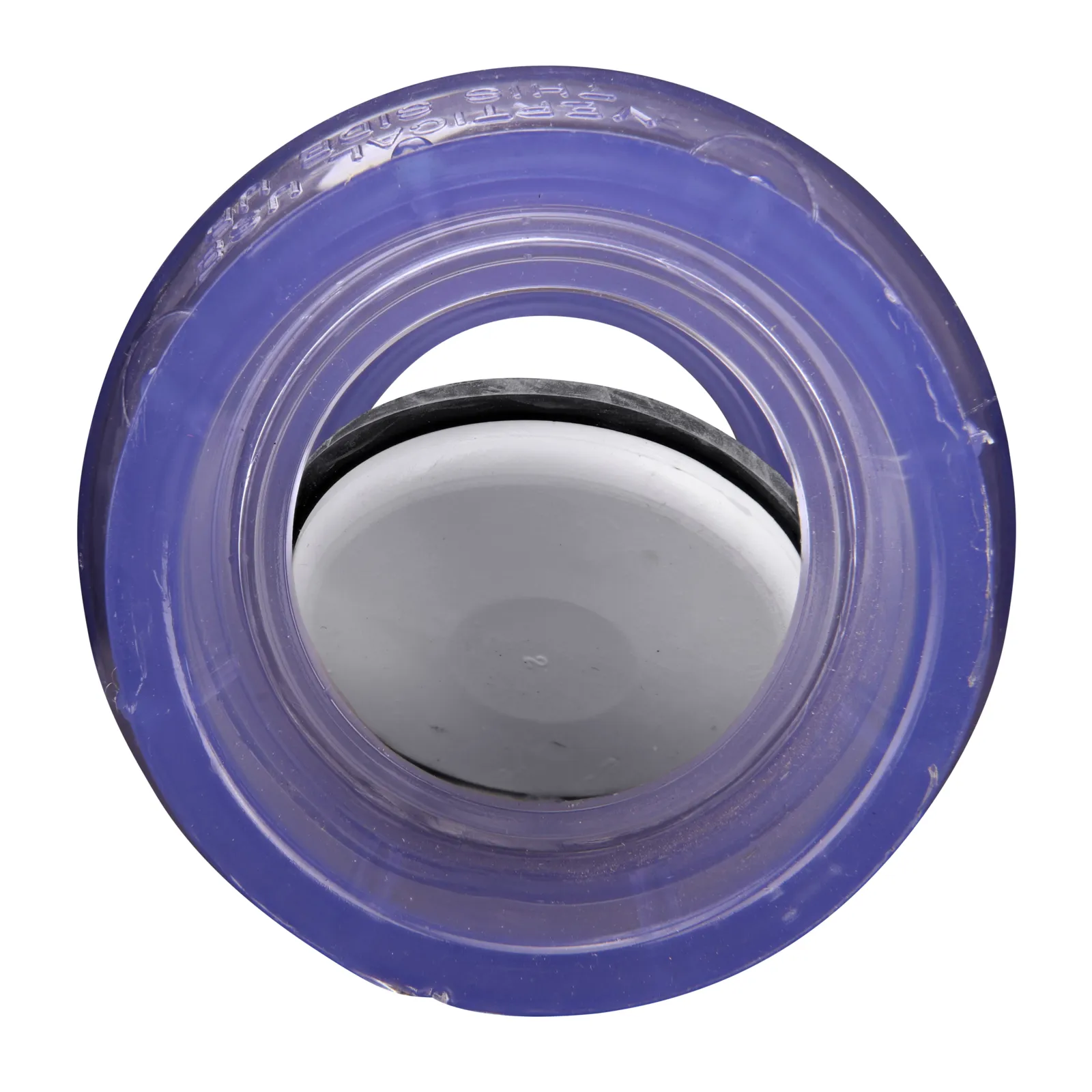 NDS Inc PVC Swing Check Valve, 1-1/2 in. IPS S X S, Clear - Image 2