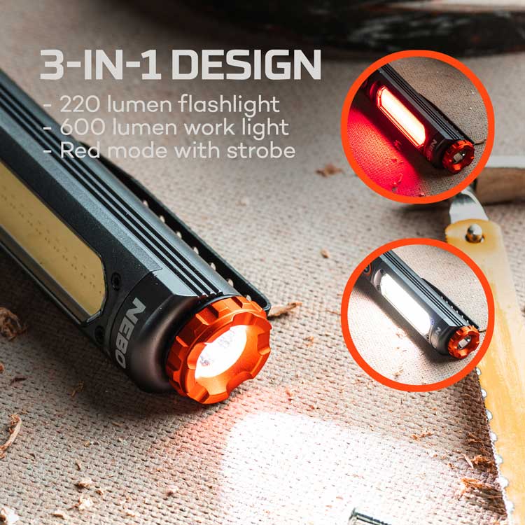 NEBO BIG LARRY 600 Rechargeable Work light - Image 3