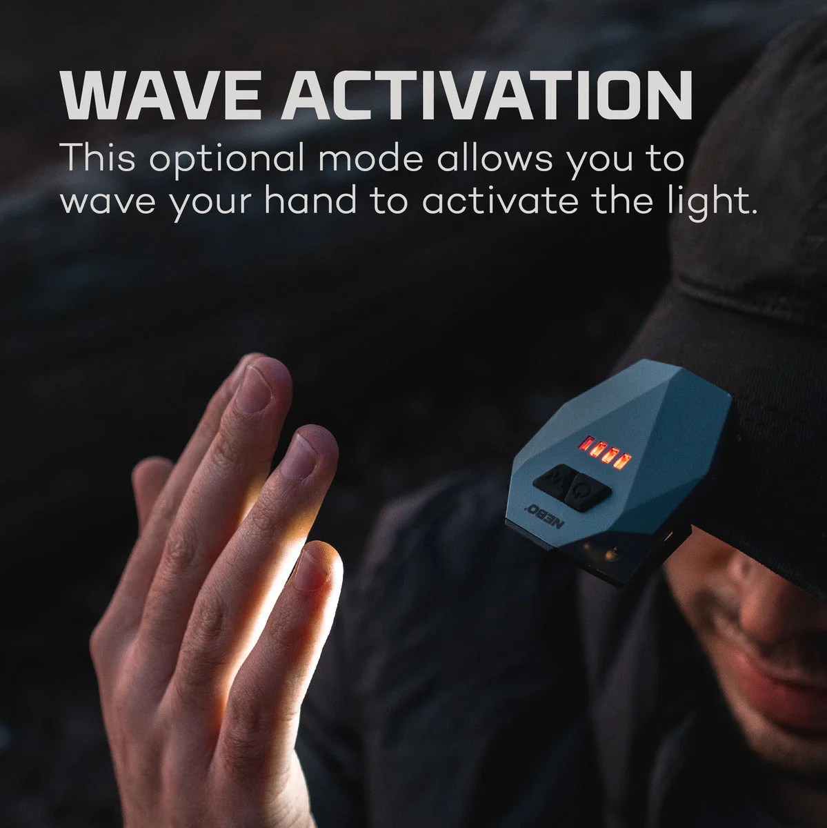 NEBO EINSTEIN Rechargeable Cap Light - Image 4