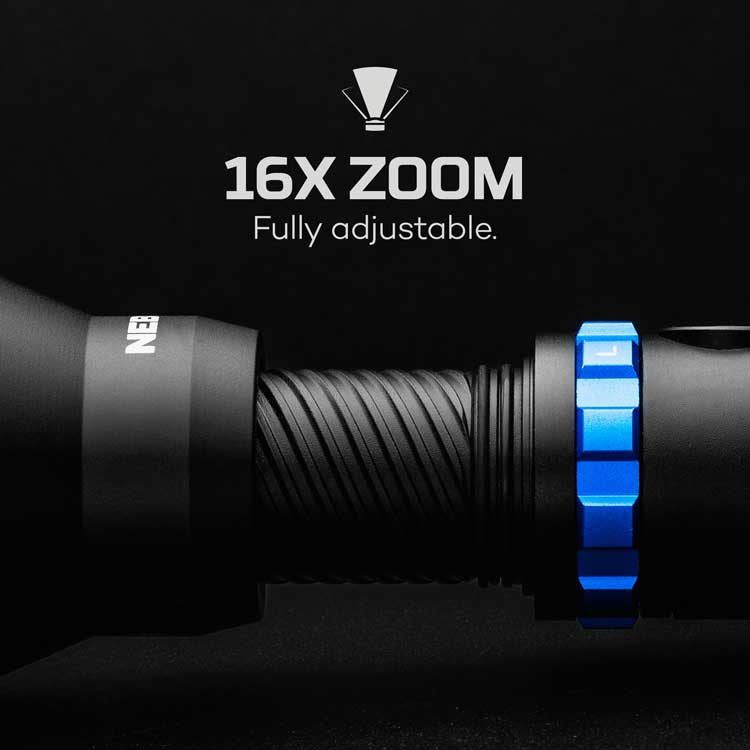 Nebo Luxtreme MZ60 Blueline Flashlight - Image 4