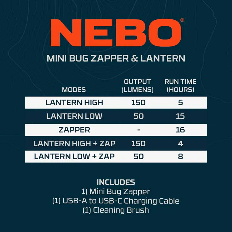 NEBO Mini Bug Zapper & Lantern - Image 6