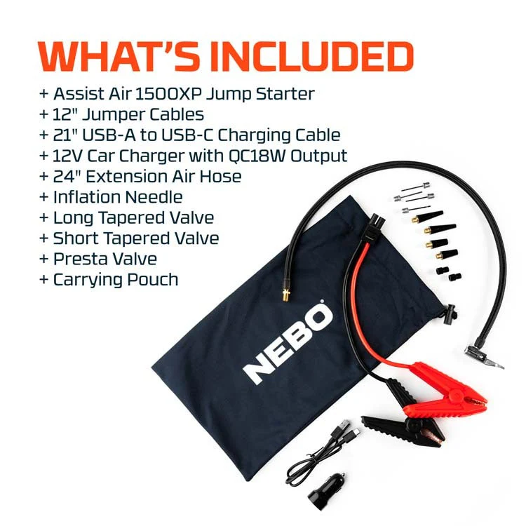 NEBO Assist Air 1500XP Jump Starter and Air Compressor - Image 2