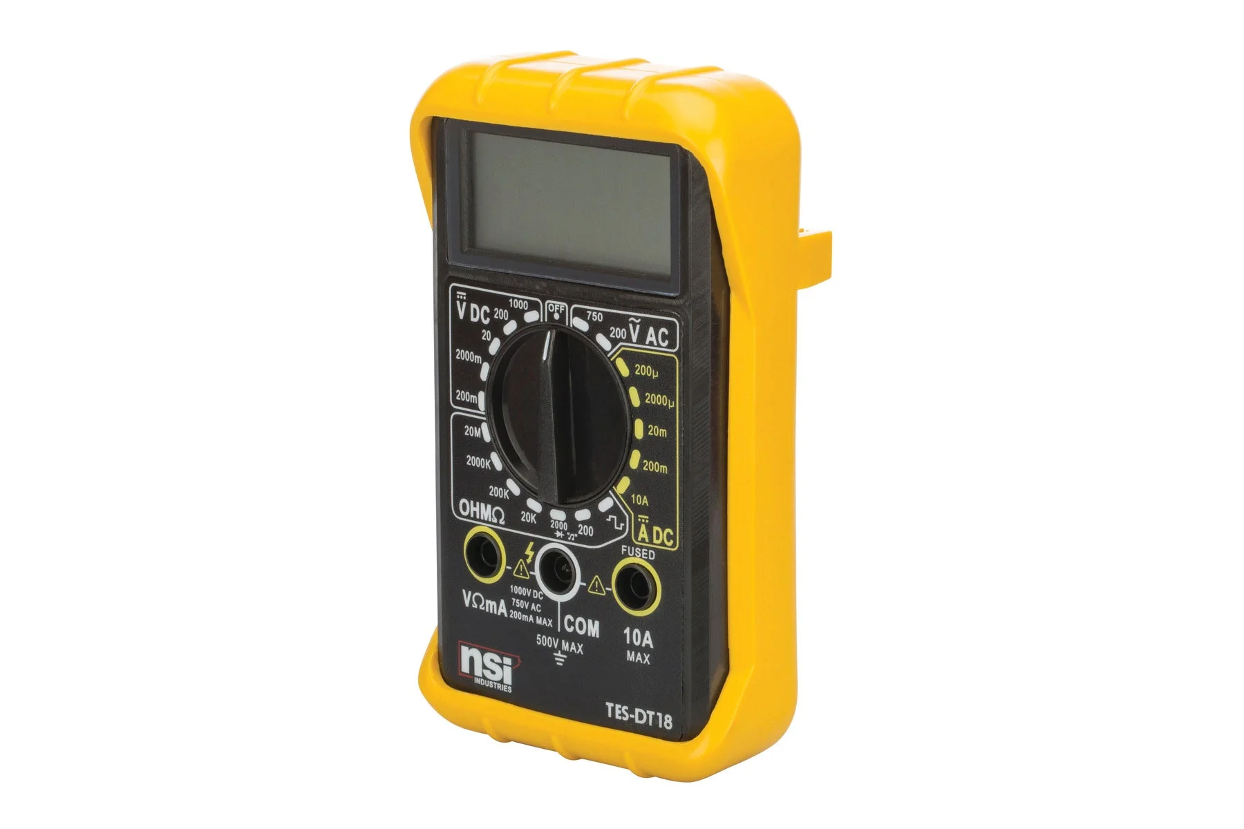 NSI Industries TES-DT18 7-Function 18-Range Digital Multitester - Image 3