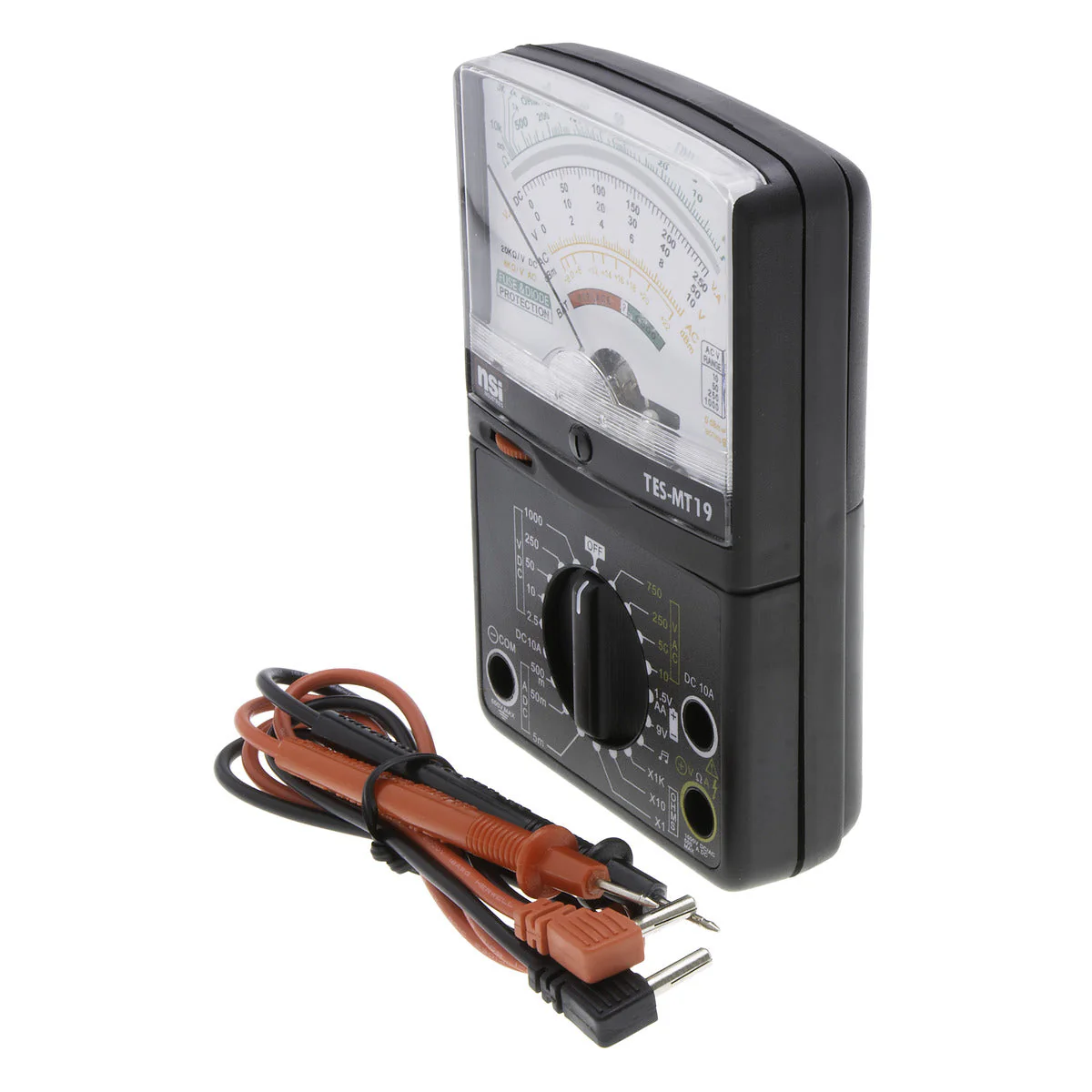 NSI Industries TES-MT19 7 Function 19 Range Analog Multi Tester - Image 5