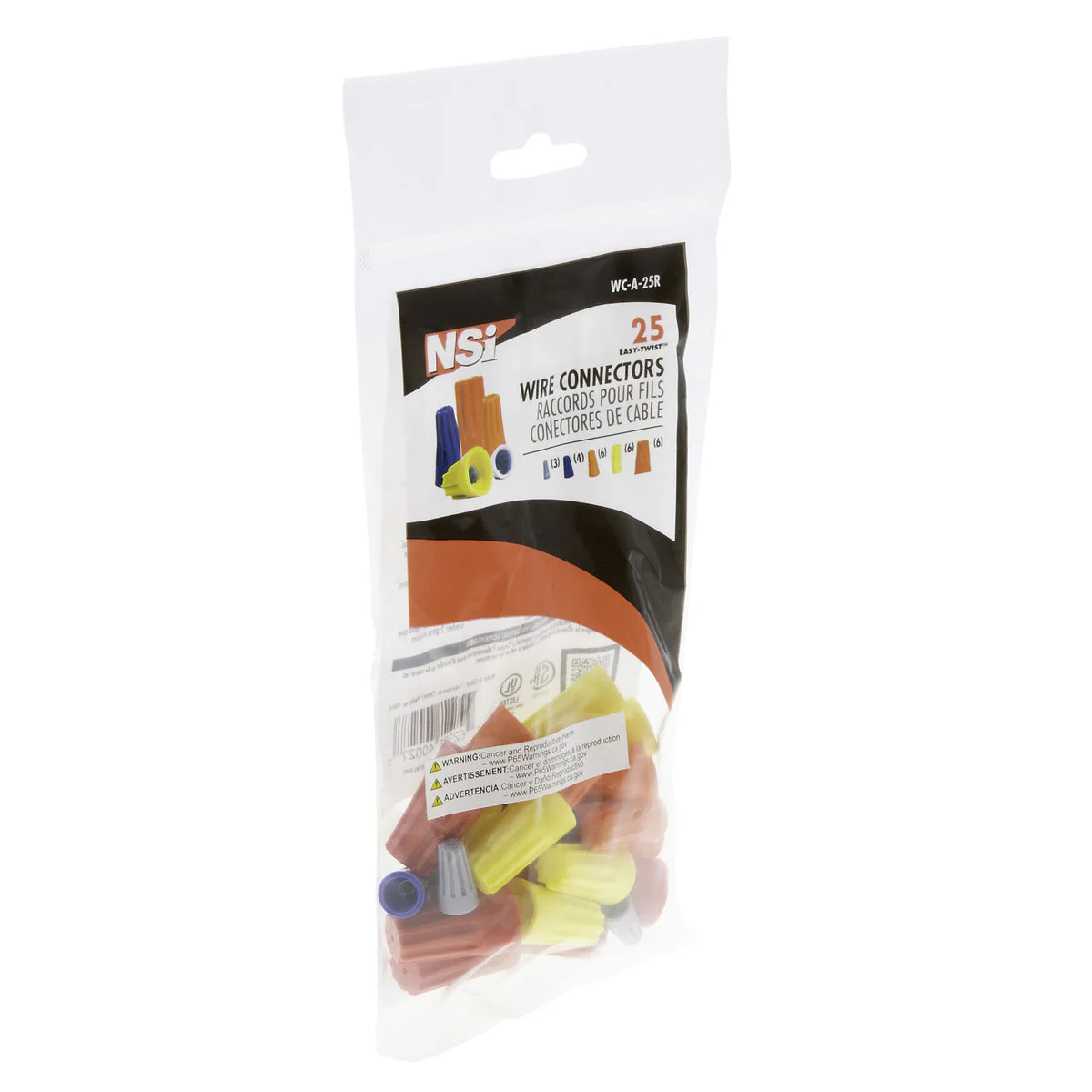 Nsi Industries WC-A-25R Wire Connector, Assorted - Image 3