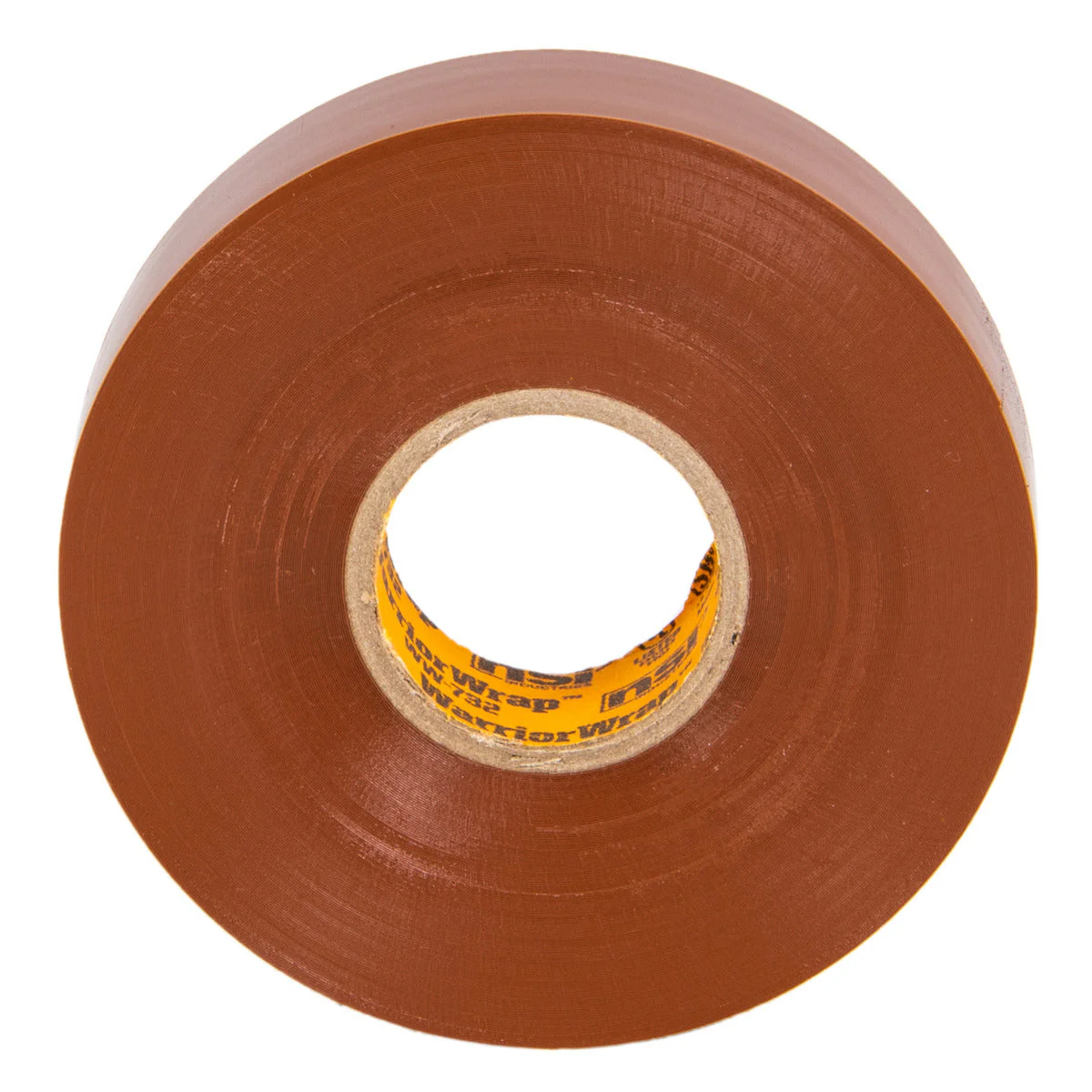 NSI Industries WW-732-BN WarriorWrap Premium Medium 3/4 in. x 66 ft. 7 mil Vinyl Electrical Tape, Brown - Image 4