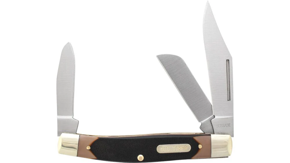 Old Timer Senior Folding Pocket Knife Sawcut