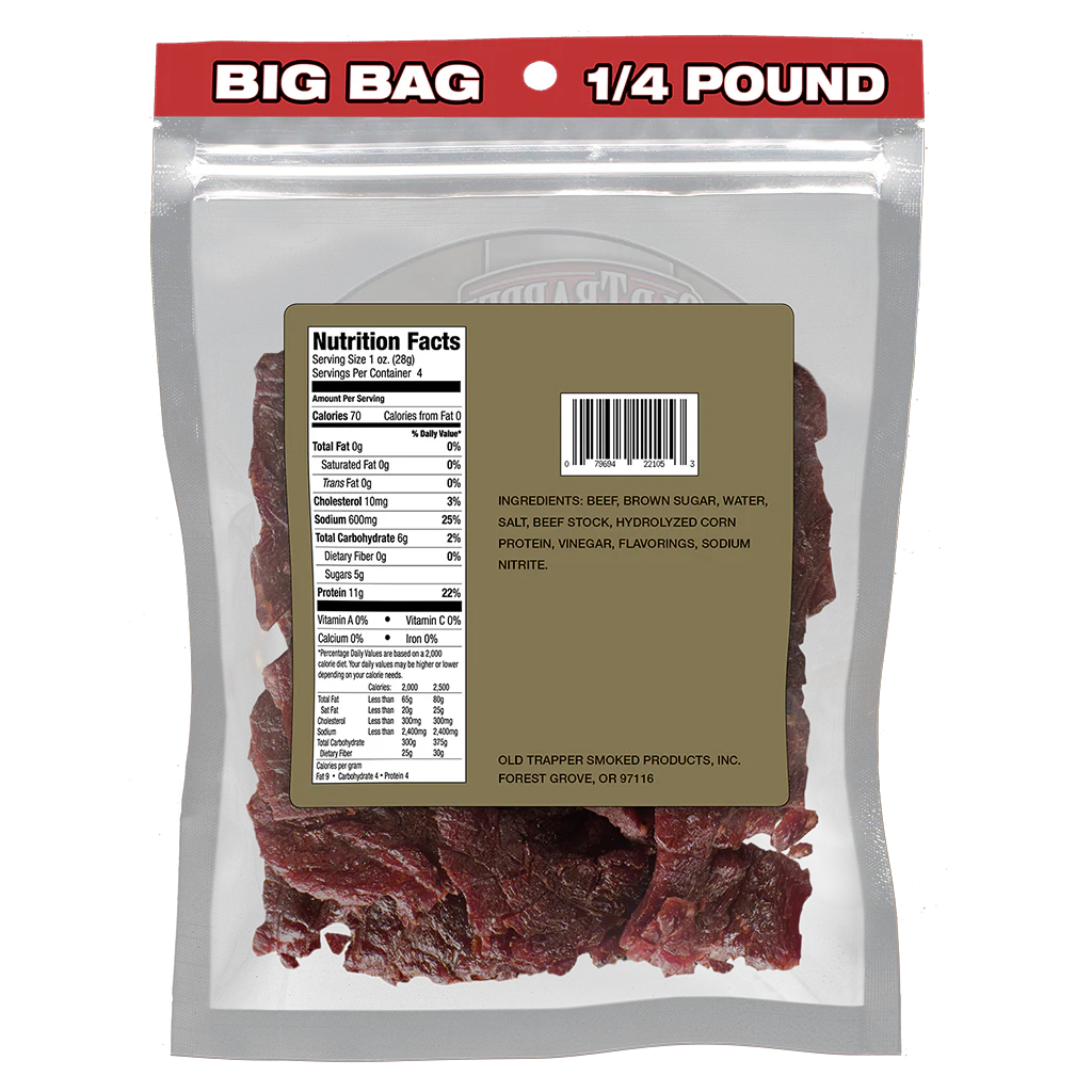 Old Trapper Old Fashioned Beef Jerky - Image 2