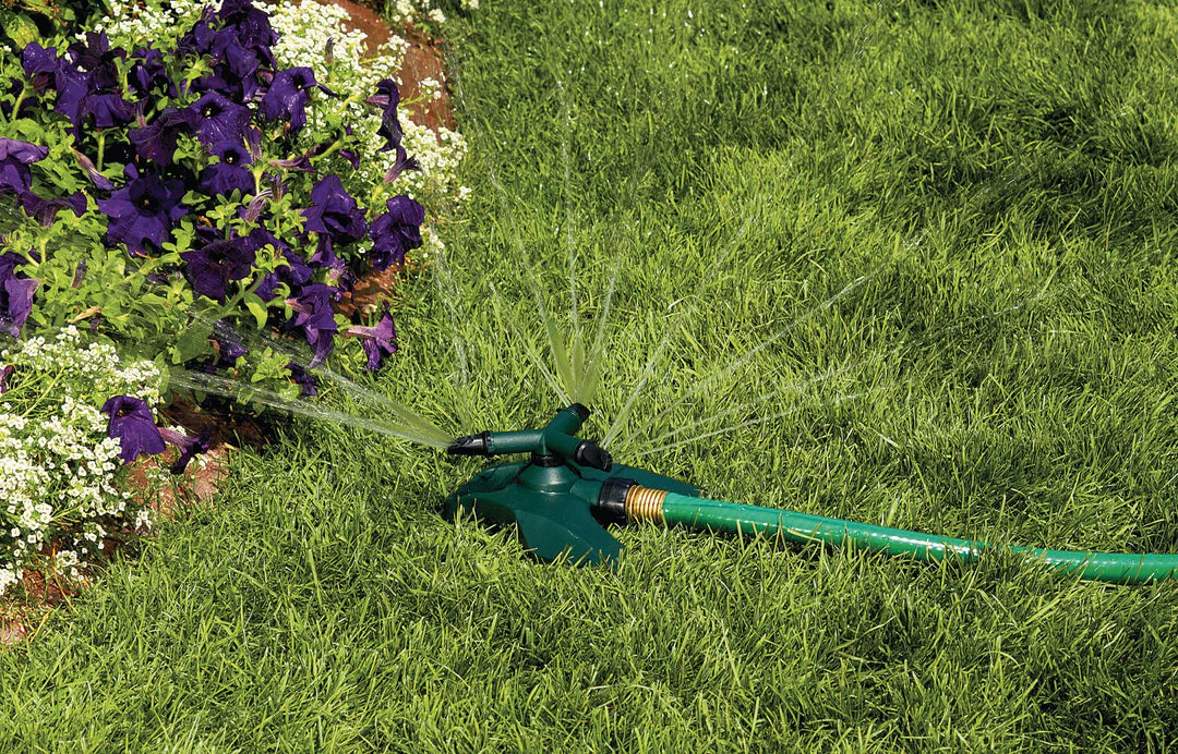 Orbit Irrigation 58221N 3-Arm Plastic Revolving Sprinkler on Plastic Base - Image 2