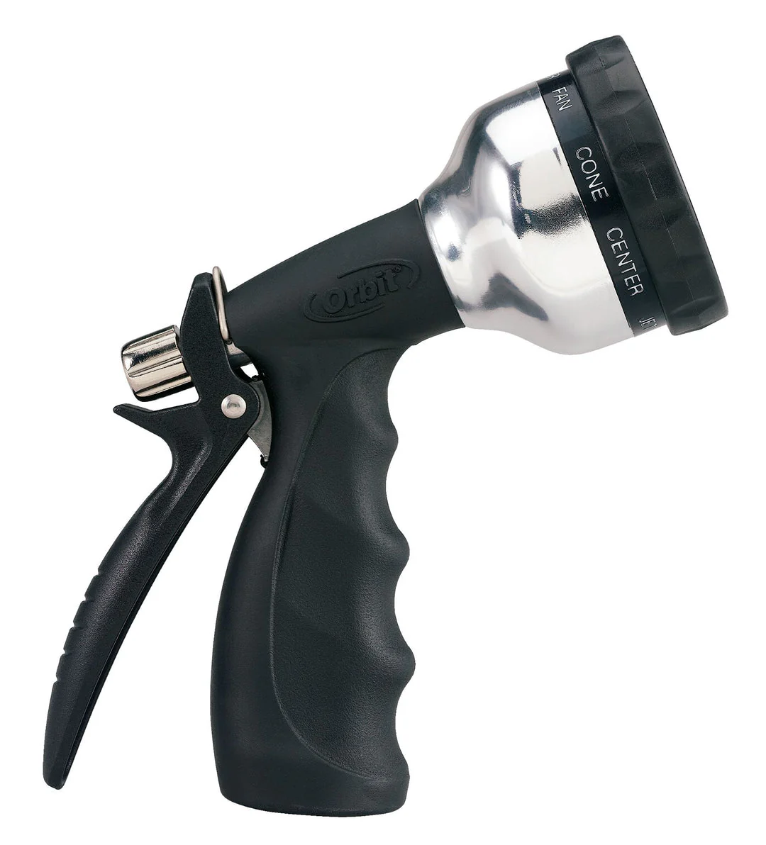 Orbit Ultralight 10-Pattern Metal Rear Trigger Hose Nozzle - Image 2
