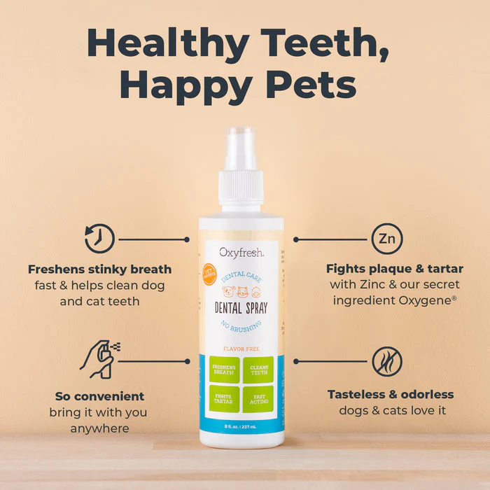 Oxyfresh Premium Pet Dental Spray - Fastest Way to Eliminate Pet Bad Breath - Image 2