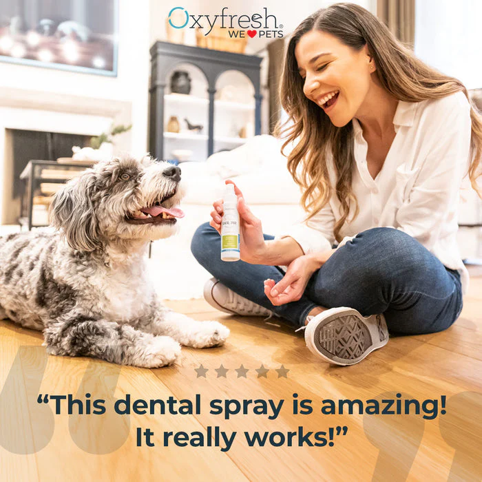 Oxyfresh Premium Pet Dental Spray - Fastest Way to Eliminate Pet Bad Breath - Image 3