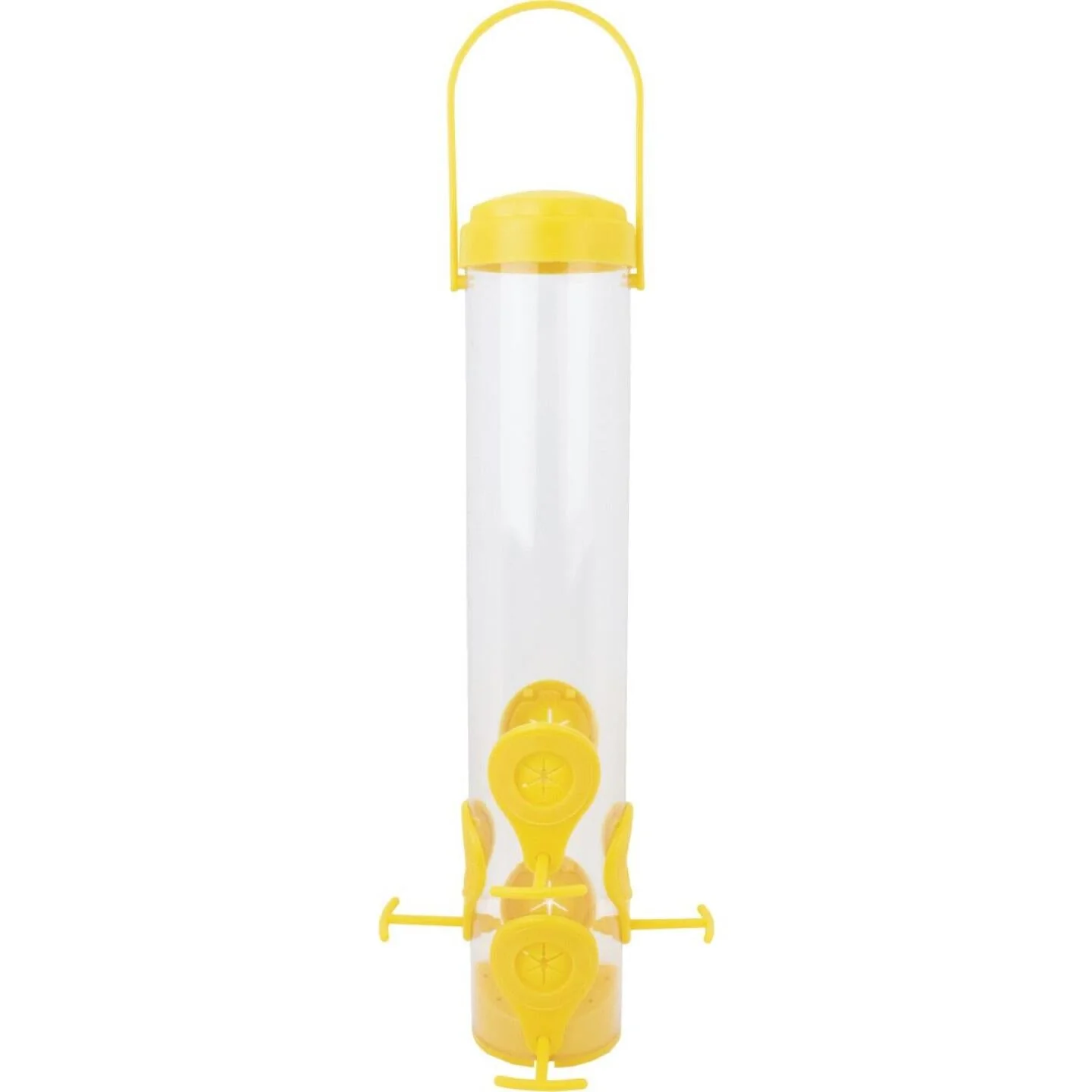 Perky-Pet Classic 14-1/2 In. 1.5 Lb. Capacity Yellow Nyjer Seed Finch Thistle Feeder