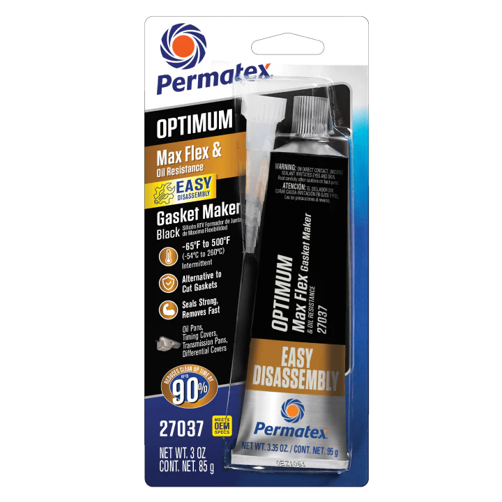 Permatex® Optimum Easy-Disassembly Black Rtv Silicone Gasket Maker