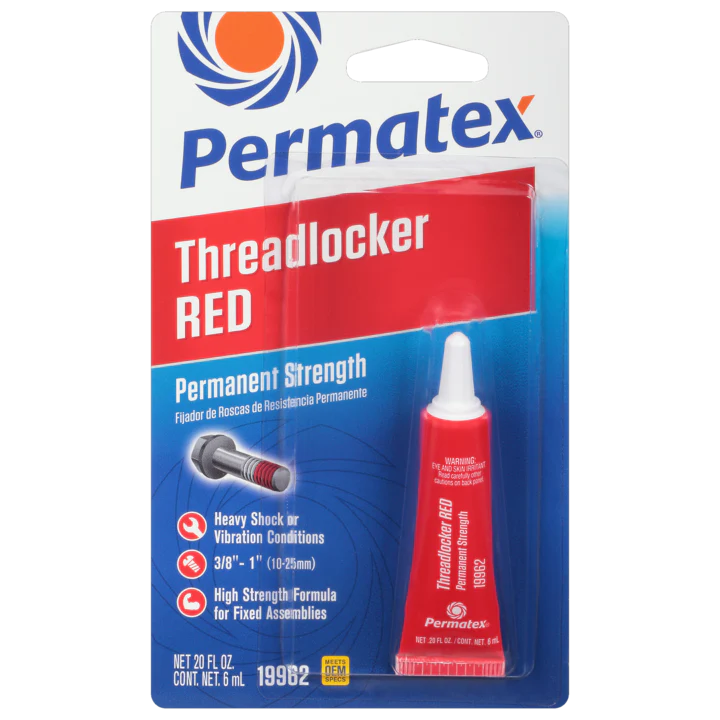 Permatex Permanent-Strength Red Threadlocker 6 ml