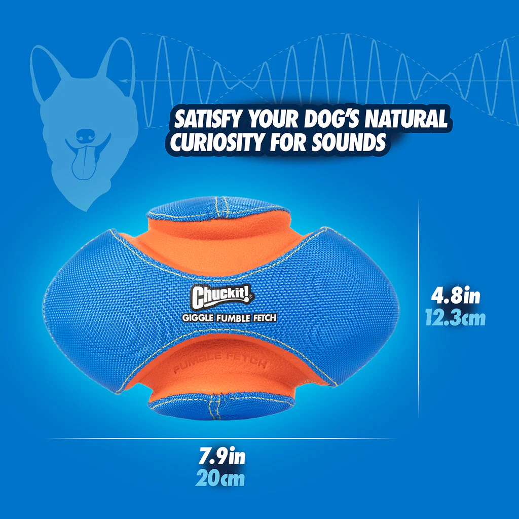 Petmate Chuckit! Giggle Fumble Fetch Dog Toy - Image 4