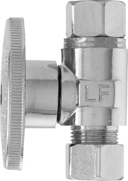 Plumb Pak Quarter Turn Repair Valve,  3/8-in, 3/8" x 3/8", Chrome