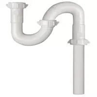 Plumb Pak S-Trap. For Connection To Floor 1-1/4"