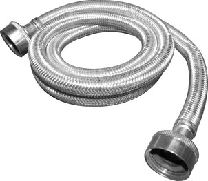 Plumb Pak Washing Machine Hose, 3/4 In X 4 Ft, Fht, Stainless Steel, 48"