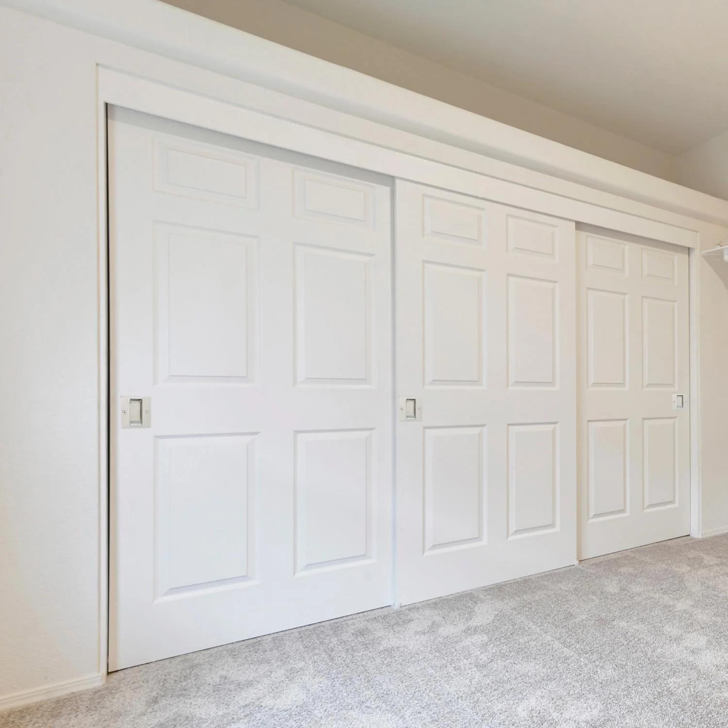 Design House 2-Pack Rectangular Pocket Door Passage is Finished in Satin Nickel - Image 2