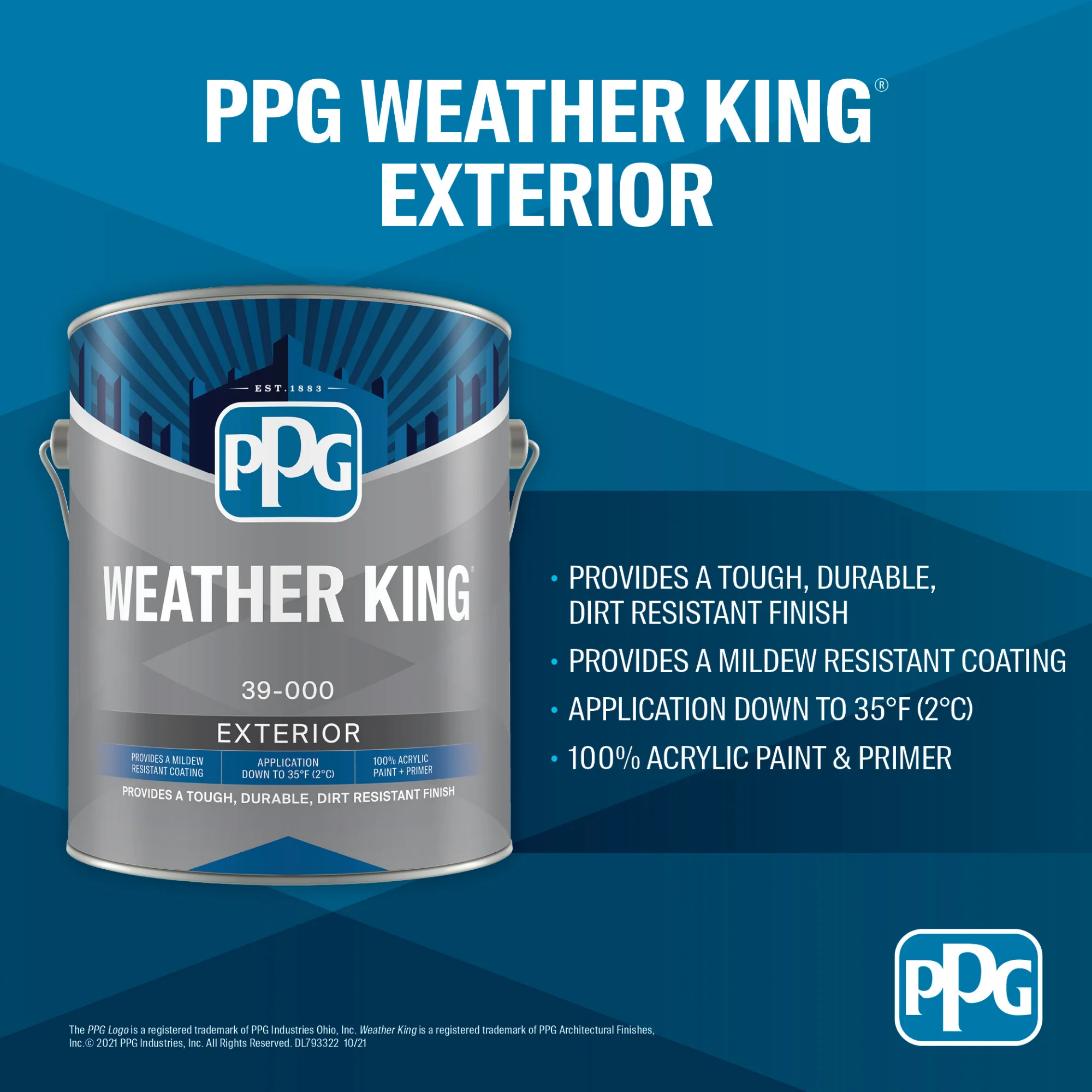PPG Paint PPG WEATHER KING® Exterior - Image 2