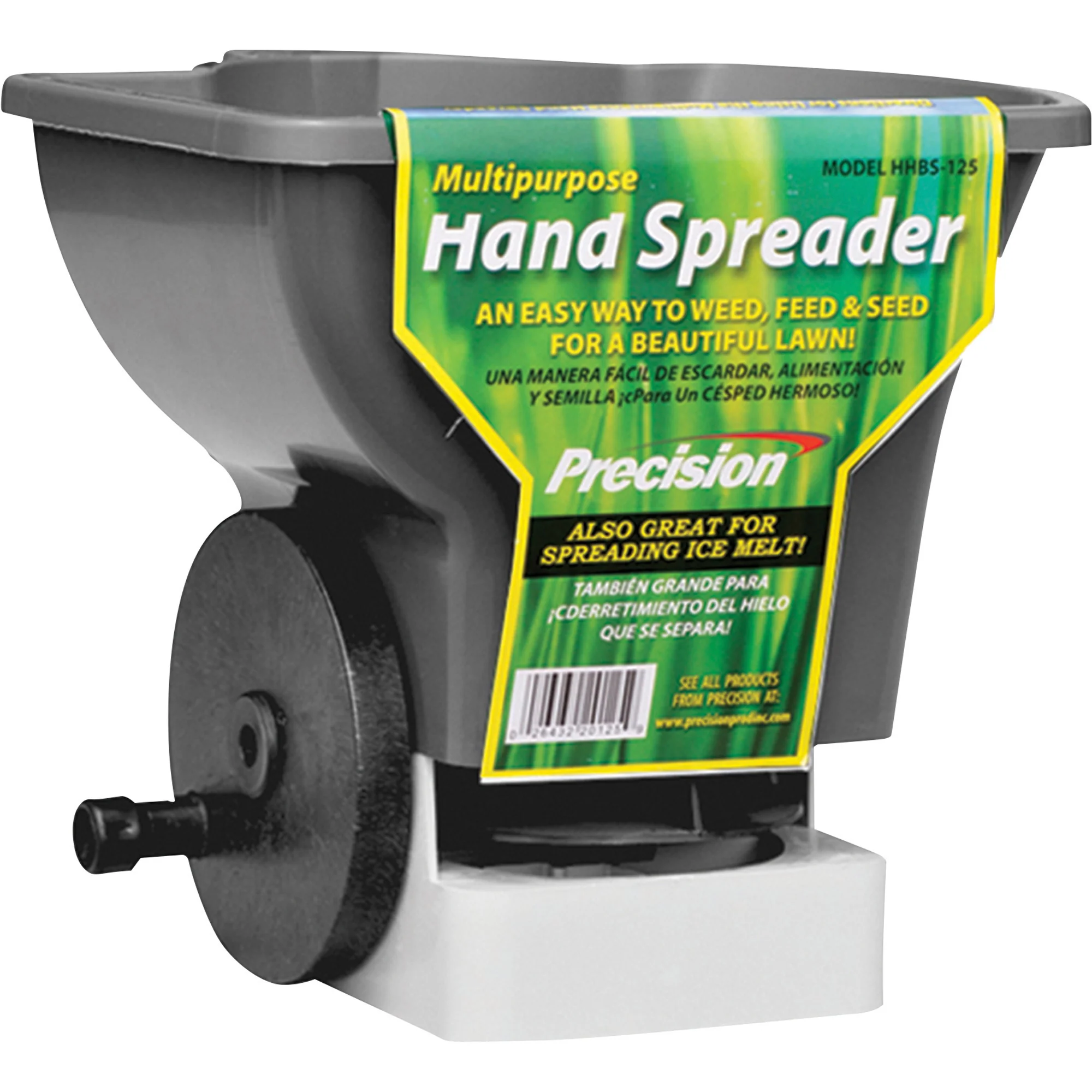 Precision Products HHBS-125 6lb Capacity Handheld Broadcast Spreader Seeder Salt - Image 2