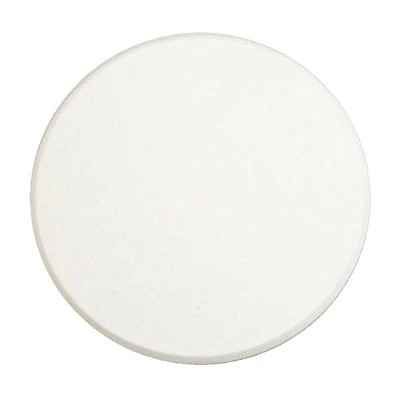 Prime-Line Wall Protector, White Vinyl, Rigid 5 inch Round, Self-Adhesive