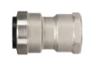 QuickFitting Stainless Steel Push Fittings 1/2” x 3/4” FNPT Straight Female Adapter