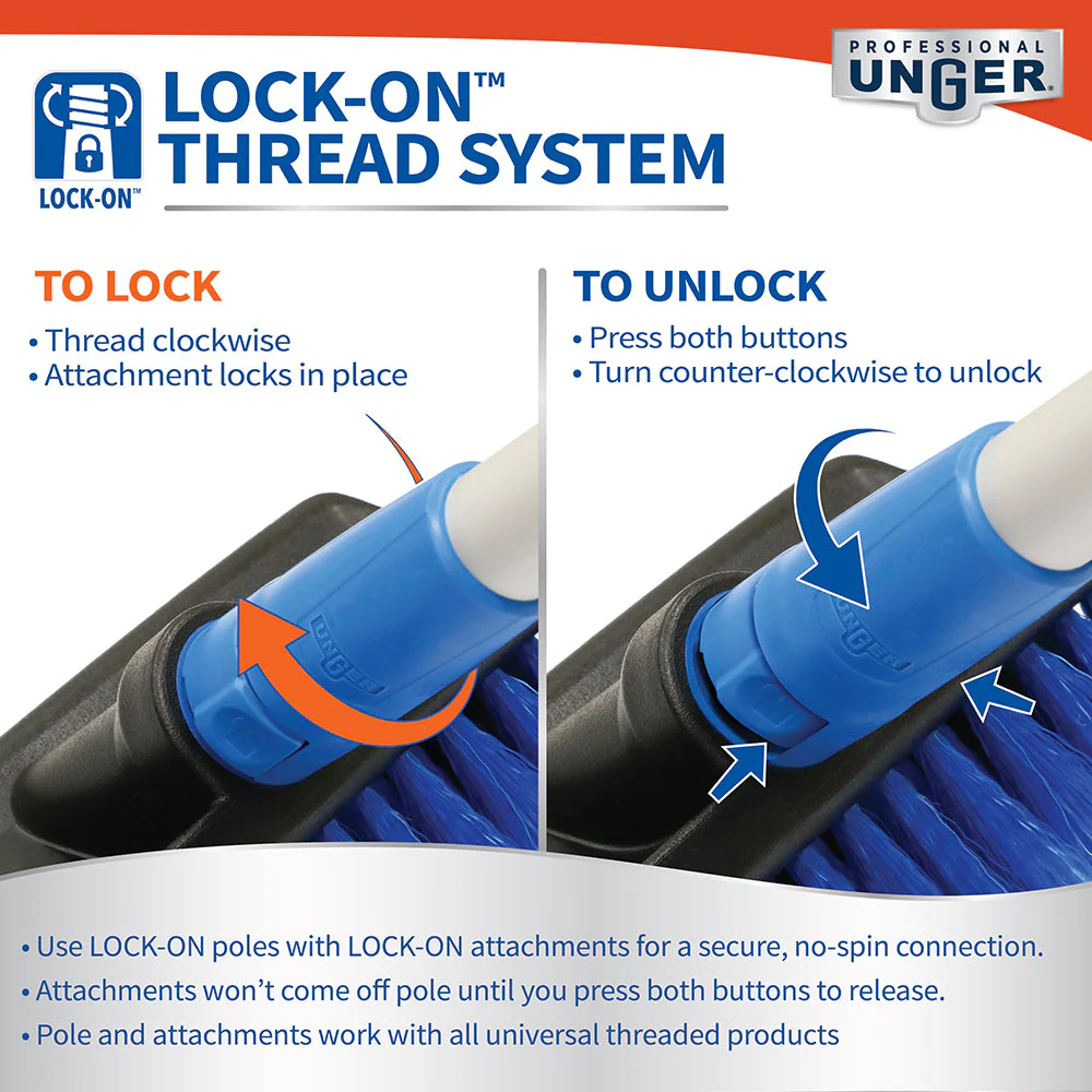 Unger LOCK-ON Multi-Angle Wash Brush - Image 3