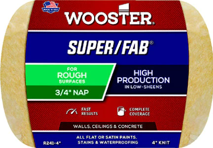 4 SUPER/FAB 3/8 NAP ROLLER