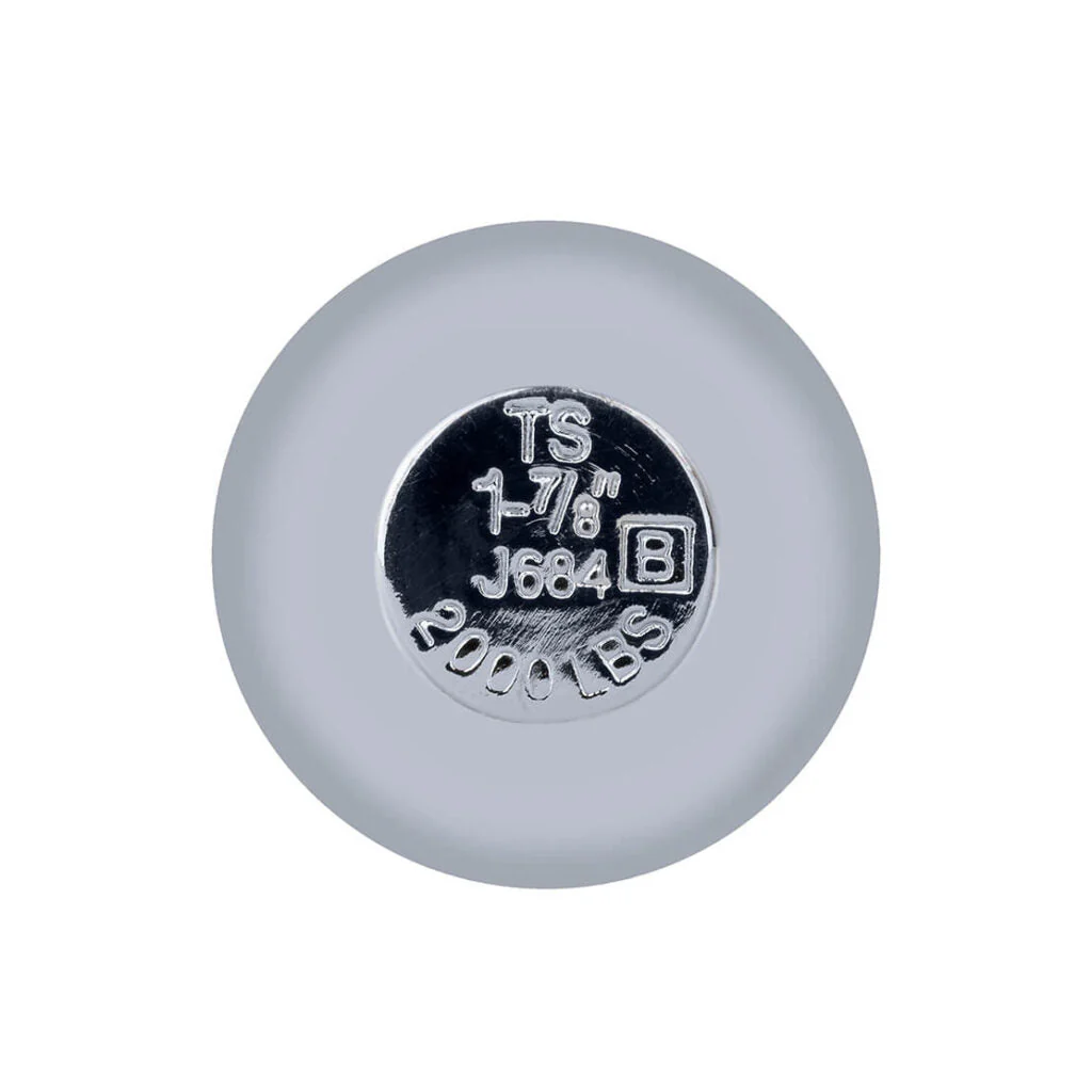 Tow Smart Class 1 2,000 lb. 1-7/8" Chrome Trailer Hitch Ball - Image 3