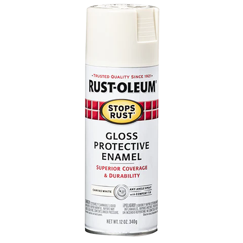 Rust-Oleum® Protective Enamel Spray Paint Gloss Canvas White
