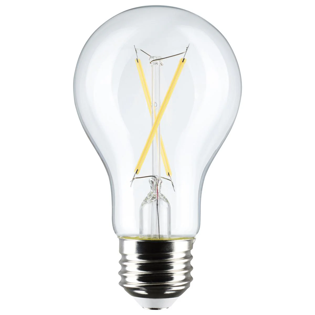 Satco Lighting S12460 5A19/CL/LED/E26/927/4PK/120V LED Clear