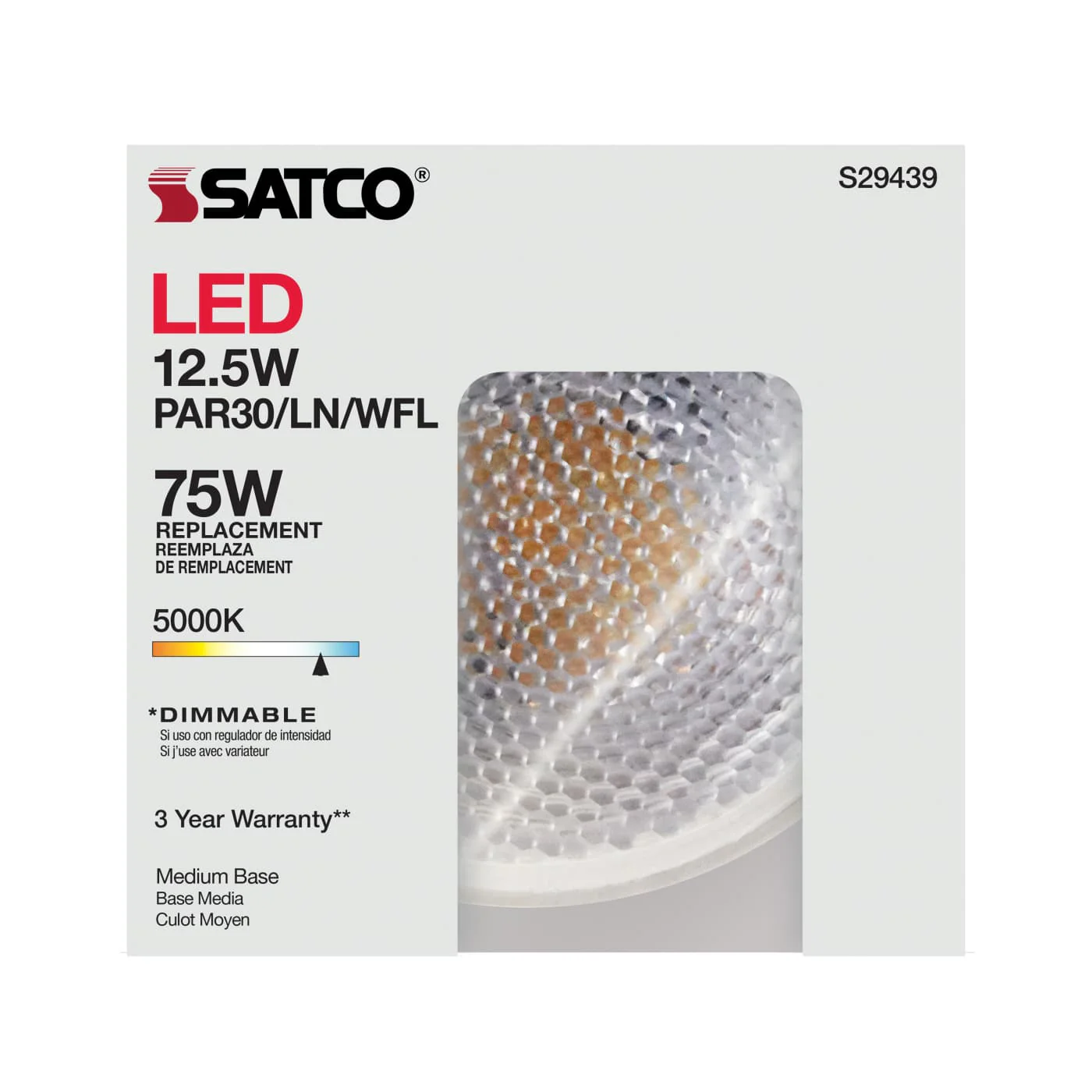 Satco Products S29439 12.5PAR30/LN/LED/60'/950/120V - Image 10