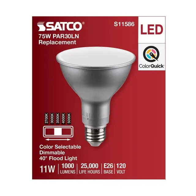 Satco S11586 11PAR30LN/LED/5CCT/FL/120V - Image 4