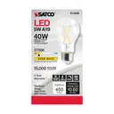 Satco S12408 5A19/CL/LED/E26/927/120V - Image 2
