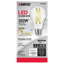 Satco S12430 12.5 Watt A19 LED Filament - Image 3